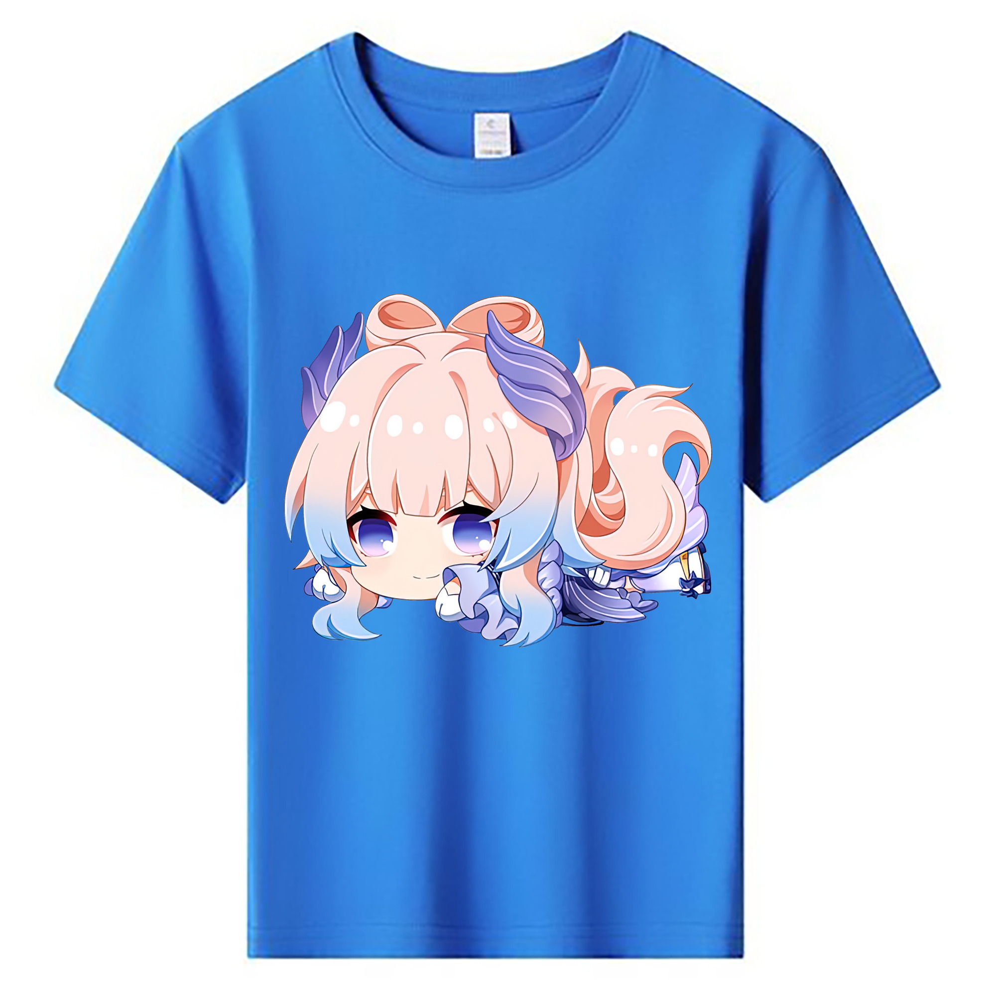 げんし神 珊瑚宮心海 サンゴノミヤ・ココミ genshin Sangonomiya Kokomi 綿100％キッズTシャツ（フロントプリント）